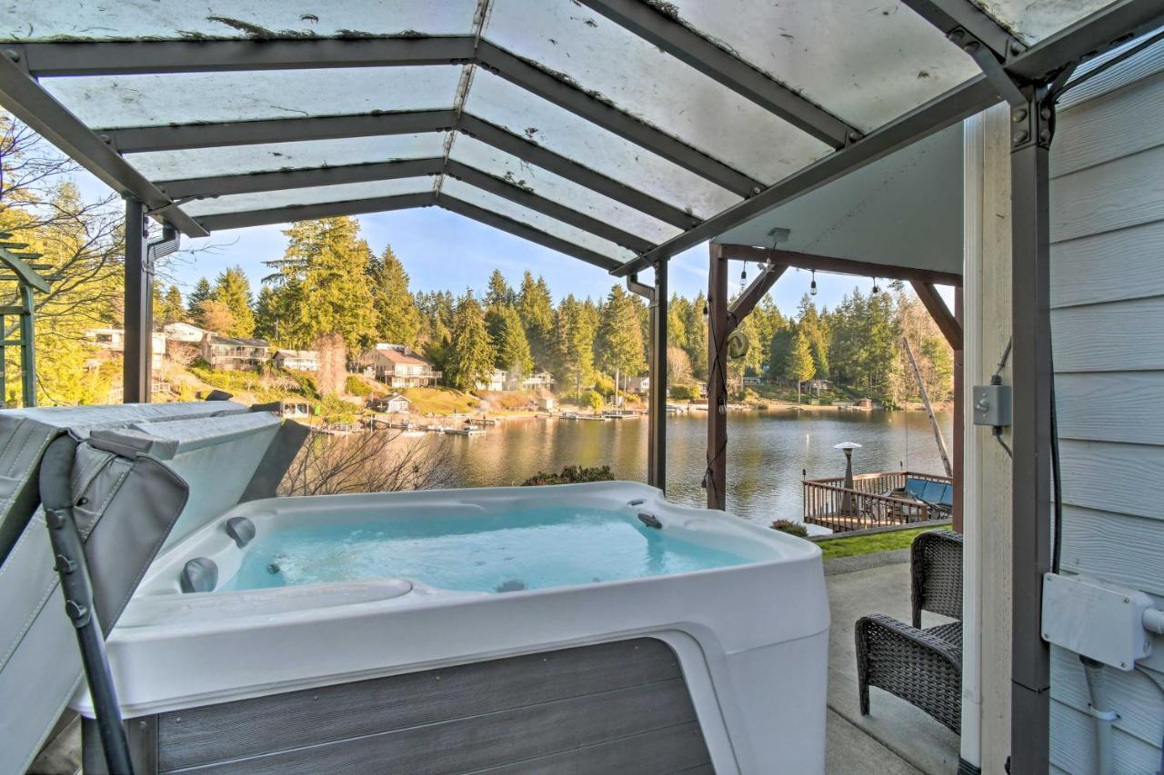 The Peacock House - Waterfront Home With Hot Tub! Olympia Dış mekan fotoğraf