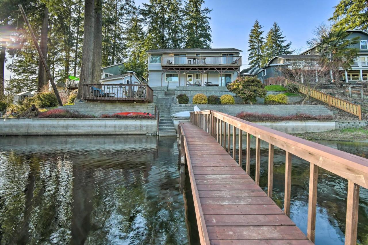 The Peacock House - Waterfront Home With Hot Tub! Olympia Dış mekan fotoğraf