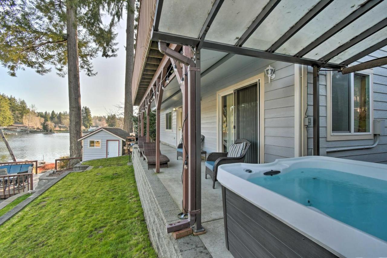 The Peacock House - Waterfront Home With Hot Tub! Olympia Dış mekan fotoğraf